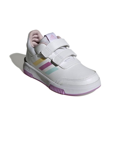 Scarpe sportive Sneakers Adidas Tensaur Sport 2.0 CF K Feltro chiusura Con strappi bambini Lifestyle Bianco Rosa Giallo Verde - Sport shoes Sneakers Adidas Tensaur Sport 2.0 CF K Felt Velcro Closure Kids Lifestyle White Pink Yellow Green - Chaussures de sport Adidas Tensaur Sport 2.0 CF K en feutre avec fermeture velcro, pour enfants, style de vie, blanc, rose, jaune, vert - Adidas Tensaur Sport 2.0 CF K Filzschuhe mit Klettverschluss, Kinder-Sneaker, Weiß, Rosa, Gelb, Grün