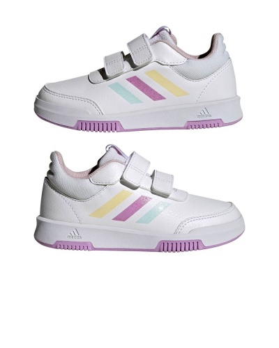 Scarpe sportive Sneakers Adidas Tensaur Sport 2.0 CF K Feltro chiusura Con strappi bambini Lifestyle Bianco Rosa Giallo Verde - Sport shoes Sneakers Adidas Tensaur Sport 2.0 CF K Felt Velcro Closure Kids Lifestyle White Pink Yellow Green - Chaussures de sport Adidas Tensaur Sport 2.0 CF K en feutre avec fermeture velcro, pour enfants, style de vie, blanc, rose, jaune, vert - Adidas Tensaur Sport 2.0 CF K Filzschuhe mit Klettverschluss, Kinder-Sneaker, Weiß, Rosa, Gelb, Grün