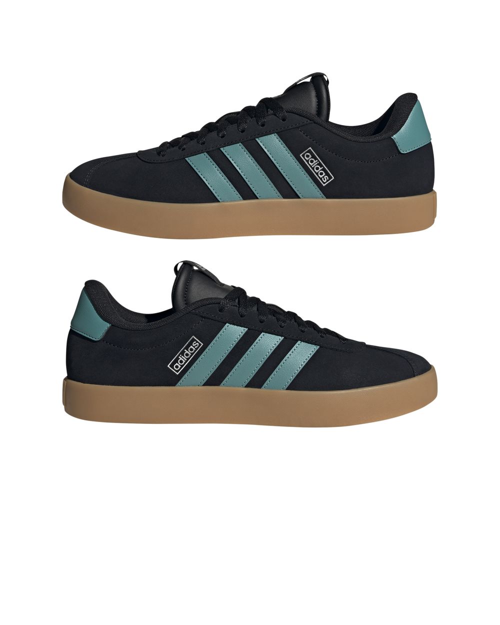 Scarpe Sneakers UOMO Adidas VL Court 3.0 Nero Verde petrolio - Imagen 13 de 21
