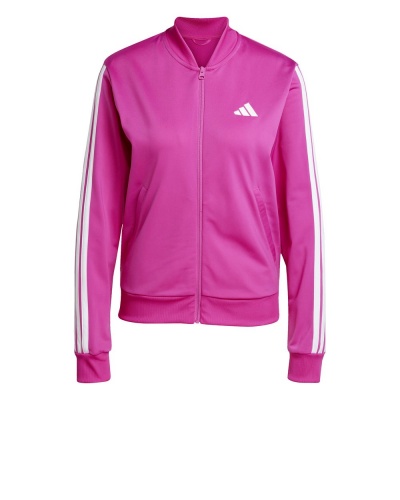 Tuta intera Completa Adidas DONNA 3-Stripes Poliestere Fucsia - Adidas WOMEN'S 3-Stripes Polyester Fuchsia Full Tracksuit - Survêtement Adidas FEMME 3-Stripes Polyester Fuchsia - Adidas DAMEN 3-Streifen Polyester Fuchsia Kompletter Trainingsanzug