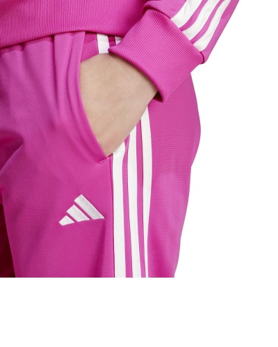 Tuta intera Completa Adidas DONNA 3-Stripes Poliestere Fucsia - Adidas WOMEN'S 3-Stripes Polyester Fuchsia Full Tracksuit - Survêtement Adidas FEMME 3-Stripes Polyester Fuchsia - Adidas DAMEN 3-Streifen Polyester Fuchsia Kompletter Trainingsanzug