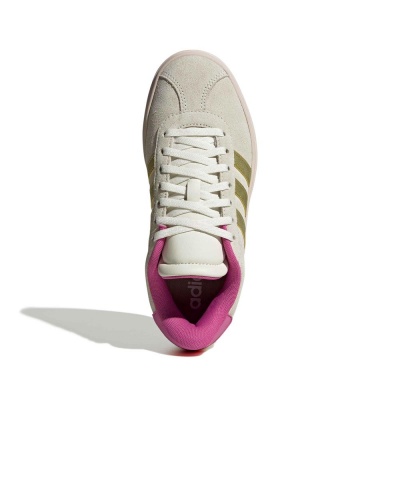 Scarpe sportive sneakers adidas VL Court Bold Platform Donna Bianco Rosa Oro - Sports Shoes Sneakers Adidas VL Court Bold Platform Womens White Pink Gold - chaussures de sport Adidas VL Court Bold Platform pour femme, blanches, roses et dorées. - Adidas VL Court Bold Platform Damen-Sneaker, Weiß, Rosa, Gold