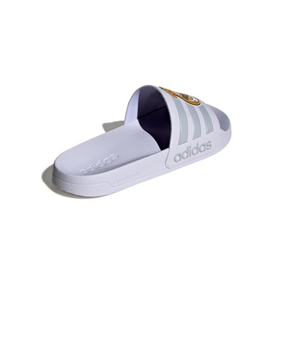 Ciabatte Adidas ADILETTE SHOWER Real Madrid FC unisex mare piscina nuoto tempo libero gomma Bianco - Adidas ADILETTE SHOWER Real Madrid FC unisex sea swimming pool swimming free time rubber slippers White - Chaussons de bain unisexes Adidas ADILETTE SHOWER Real Madrid FC, en caoutchouc, pour la piscine, la mer et les loisirs, blancs - Adidas ADILETTE SHOWER Real Madrid FC Unisex-Slipper für Meer, Schwimmbad, Schwimmen, Freizeit, Gummi, Weiß