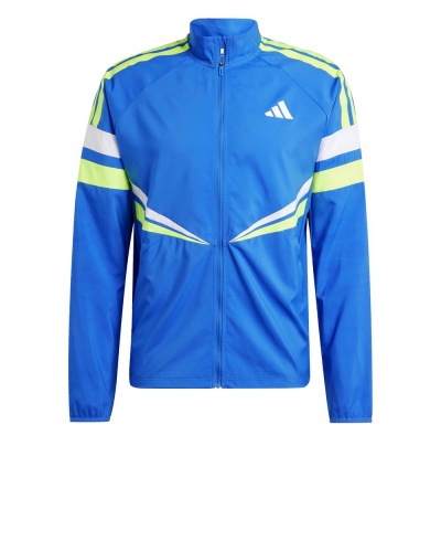 Giacca running adidas adizero Retro uomo Royal - Adidas adizero Retro Mens Running Jacket Royal - Adidas adizero Retro Veste de course pour homme Royal - Adidas adizero Retro Herren Laufjacke Royal