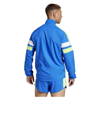 Giacca running adidas adizero Retro uomo Royal - Adidas adizero Retro Mens Running Jacket Royal - Adidas adizero Retro Veste de course pour homme Royal - Adidas adizero Retro Herren Laufjacke Royal