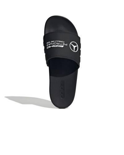Ciabatte Addias Mercedes AMG Petronas Formula One Team adilette Comfort Uomo Nero - Addias Mercedes AMG Petronas Formula One Team adilette Comfort Men's Slippers Black - Chaussons Addias Mercedes AMG Petronas Formula One Team Adilette Comfort pour homme, noirs - Addias Mercedes AMG Petronas Formula One Team adilette Comfort Herren-Slipper Schwarz