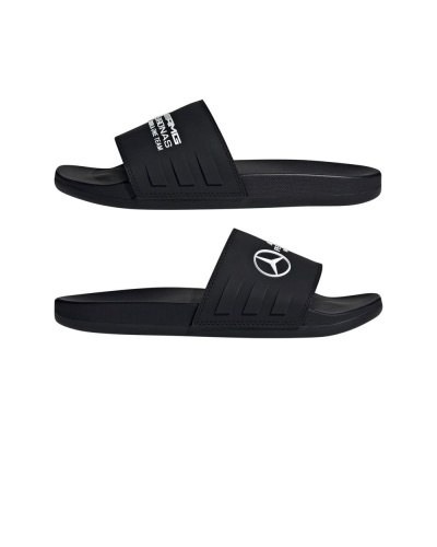 Ciabatte Addias Mercedes AMG Petronas Formula One Team adilette Comfort Uomo Nero - Addias Mercedes AMG Petronas Formula One Team adilette Comfort Men's Slippers Black - Chaussons Addias Mercedes AMG Petronas Formula One Team Adilette Comfort pour homme, noirs - Addias Mercedes AMG Petronas Formula One Team adilette Comfort Herren-Slipper Schwarz