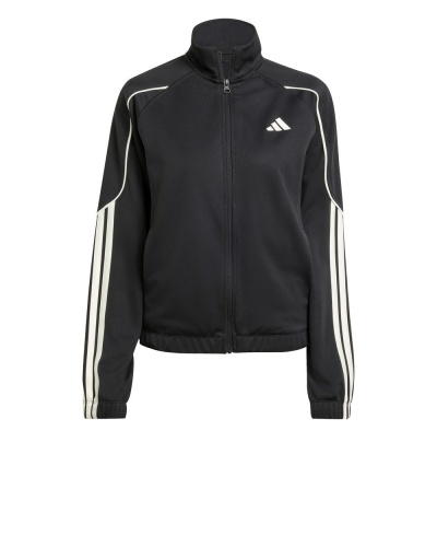 Tuta intera Completa Adidas DONNA Stadium W Poliestere Nero - Adidas WOMEN'S Stadium W Polyester Black Full Tracksuit - Survêtement Adidas Stadium W en polyester noir pour femme - Adidas DAMEN Stadium W Polyester Schwarz Kompletter Trainingsanzug