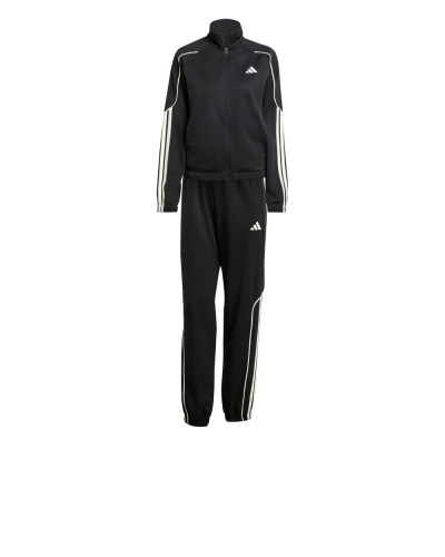 Tuta intera Completa Adidas DONNA Stadium W Poliestere Nero - Adidas WOMEN'S Stadium W Polyester Black Full Tracksuit - Survêtement Adidas Stadium W en polyester noir pour femme - Adidas DAMEN Stadium W Polyester Schwarz Kompletter Trainingsanzug