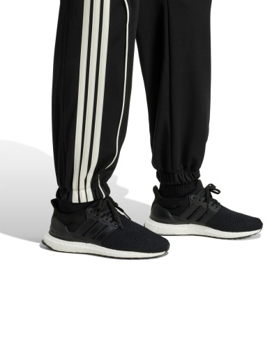 Tuta intera Completa Adidas DONNA Stadium W Poliestere Nero - Adidas WOMEN'S Stadium W Polyester Black Full Tracksuit - Survêtement Adidas Stadium W en polyester noir pour femme - Adidas DAMEN Stadium W Polyester Schwarz Kompletter Trainingsanzug