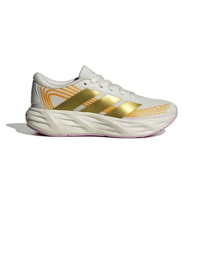 Scarpe da Ginnastica sneakers Adidas GALAXY 8 Junior Bianco Oro Arancione - Sport shoes sneakers Adidas GALAXY 8 Junior White Gold Orange - Chassures de sport Adidas GALAXY 8 Junior Blanc Or Orange - Adidas GALAXY 8 Junior Sportschuhe, Sneaker, Weiß, Gold, Orange