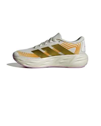 Scarpe da Ginnastica sneakers Adidas GALAXY 8 Junior Bianco Oro Arancione - Sport shoes sneakers Adidas GALAXY 8 Junior White Gold Orange - Chassures de sport Adidas GALAXY 8 Junior Blanc Or Orange - Adidas GALAXY 8 Junior Sportschuhe, Sneaker, Weiß, Gold, Orange