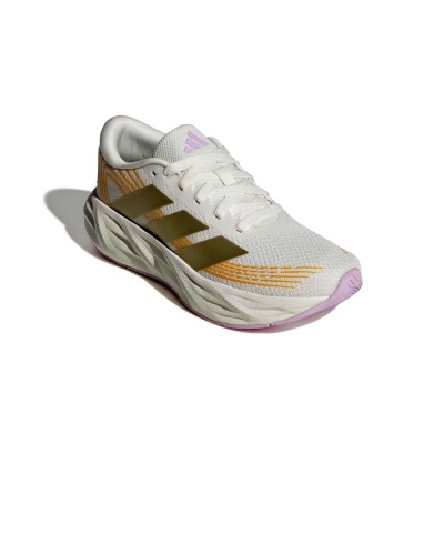 Scarpe da Ginnastica sneakers Adidas GALAXY 8 Junior Bianco Oro Arancione - Sport shoes sneakers Adidas GALAXY 8 Junior White Gold Orange - Chassures de sport Adidas GALAXY 8 Junior Blanc Or Orange - Adidas GALAXY 8 Junior Sportschuhe, Sneaker, Weiß, Gold, Orange