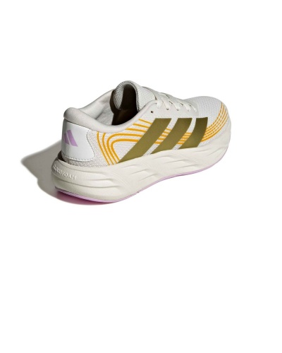 Scarpe da Ginnastica sneakers Adidas GALAXY 8 Junior Bianco Oro Arancione - Sport shoes sneakers Adidas GALAXY 8 Junior White Gold Orange - Chassures de sport Adidas GALAXY 8 Junior Blanc Or Orange - Adidas GALAXY 8 Junior Sportschuhe, Sneaker, Weiß, Gold, Orange
