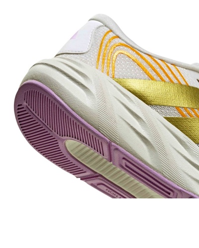 Scarpe da Ginnastica sneakers Adidas GALAXY 8 Junior Bianco Oro Arancione - Sport shoes sneakers Adidas GALAXY 8 Junior White Gold Orange - Chassures de sport Adidas GALAXY 8 Junior Blanc Or Orange - Adidas GALAXY 8 Junior Sportschuhe, Sneaker, Weiß, Gold, Orange