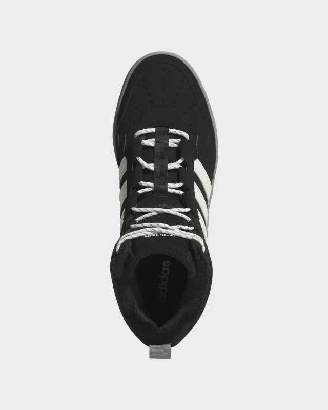 Scarpe sportive Sneakers Adidas Hoops 4.0 Mid Winter Caviglia alta Lifestyle UOMO Nero, Bianco, Grigio - Adidas Hoops 4.0 Mid Winter High-Top Lifestyle Sneakers for Men Black, White, Grey - Baskets montantes lifestyle Adidas Hoops 4.0 Mid Winter pour homme, noir, blanc, gris - Adidas Hoops 4.0 Mid Winter High-Top Lifestyle-Sneaker für Herren, Schwarz, Weiß, Grau