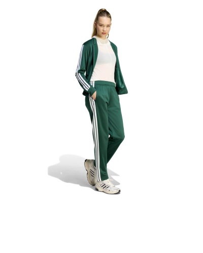 Tuta intera Completa Adidas DONNA Dayready 3-Stripes Poliestere Verde Bianco - Adidas Womens Dayready 3-Stripes Polyester Tracksuit Green White - Survêtement Adidas Dayready 3 bandes pour femme, en polyester, vert et blanc - Adidas Damen Dayready 3-Streifen Polyester Trainingsanzug Grün Weiß