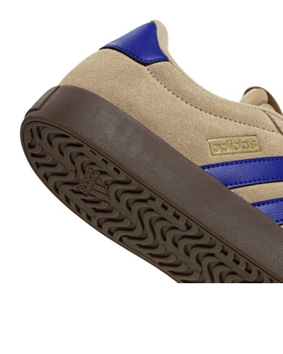 Scarpe Sportive Sneakers Adidas VL Court 3.0 uomo Beige Blue Suede - Sport shoes Sneakers Adidas VL Court 3.0 Mens Beige Blue Suede - chaussures Adidas VL Court 3.0 pour homme, beige et bleu, en daim. - Adidas VL Court 3.0 Herren-Sneaker, beige-blaues Wildleder
