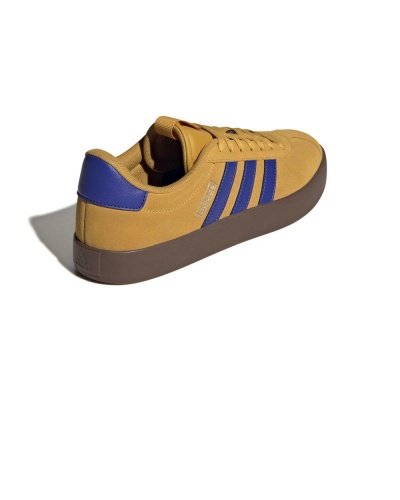 Scarpe Sportive Sneakers Adidas VL Court 3.0 uomo Giallo Blue Suede - Sports Shoes Sneakers Adidas VL Court 3.0 Mens Yellow Blue Suede - chaussures de sport Adidas VL Court 3.0 pour homme, jaunes et bleues, en daim. - Adidas VL Court 3.0 Herren-Sneaker, gelb-blau, Wildleder