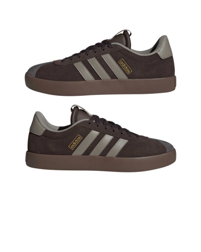 Scarpe Sportive Sneakers Adidas VL Court 3.0 uomo Marrone Grigio - Adidas VL Court 3.0 Men's Sports Shoes Sneakers Brown Grey - chaussures de sport Adidas VL Court 3.0 pour homme, marron et gris. - Adidas VL Court 3.0 Herren-Sportschuhe Sneaker Braun Grau