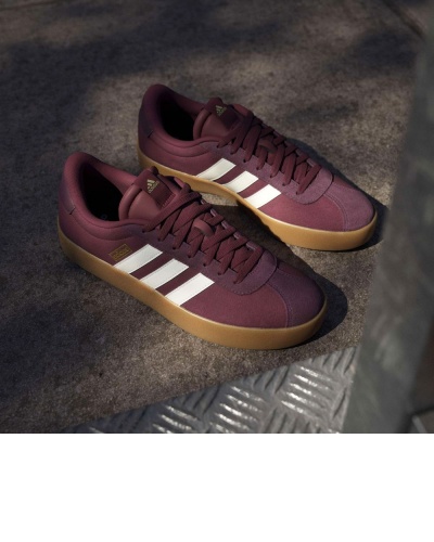 Scarpe Sportive Sneakers Adidas VL Court 3.0 uomo Amaranto Bianco Marrone - Adidas VL Court 3.0 Men's Sports Shoes Sneakers Burgundy White Brown - chaussures de sport Adidas VL Court 3.0 pour homme, bordeaux, blanc et marron - Adidas VL Court 3.0 Herren-Sportschuhe Sneaker Burgunderrot Weiß Braun