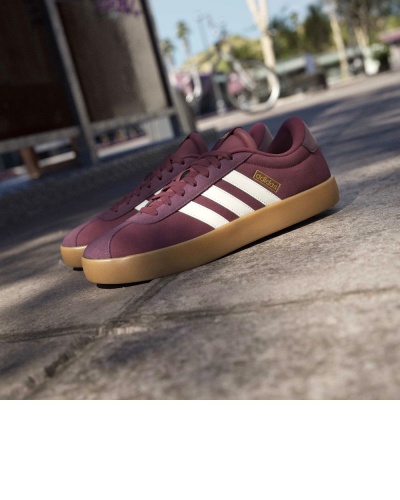 Scarpe Sportive Sneakers Adidas VL Court 3.0 uomo Amaranto Bianco Marrone - Adidas VL Court 3.0 Men's Sports Shoes Sneakers Burgundy White Brown - chaussures de sport Adidas VL Court 3.0 pour homme, bordeaux, blanc et marron - Adidas VL Court 3.0 Herren-Sportschuhe Sneaker Burgunderrot Weiß Braun