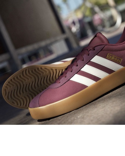 Scarpe Sportive Sneakers Adidas VL Court 3.0 uomo Amaranto Bianco Marrone - Adidas VL Court 3.0 Men's Sports Shoes Sneakers Burgundy White Brown - chaussures de sport Adidas VL Court 3.0 pour homme, bordeaux, blanc et marron - Adidas VL Court 3.0 Herren-Sportschuhe Sneaker Burgunderrot Weiß Braun