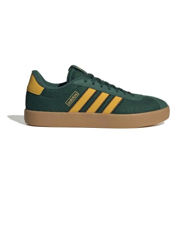 Scarpe Sportive Sneakers Adidas VL Court 3.0 Suede mesh uomo Verde Giallo - Sports Shoes Sneakers Adidas VL Court 3.0 Suede Mesh Mens Green Yellow - chaussures de sport Adidas VL Court 3.0 en daim et mesh pour homme, vertes et jaunes. - Adidas VL Court 3.0 Wildleder-Mesh-Sneaker für Herren, Grün/Gelb