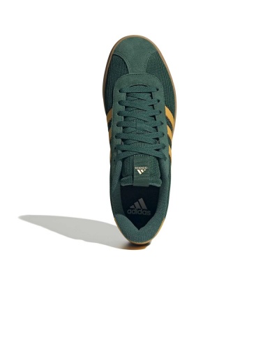 Scarpe Sportive Sneakers Adidas VL Court 3.0 Suede mesh uomo Verde Giallo - Sports Shoes Sneakers Adidas VL Court 3.0 Suede Mesh Mens Green Yellow - chaussures de sport Adidas VL Court 3.0 en daim et mesh pour homme, vertes et jaunes. - Adidas VL Court 3.0 Wildleder-Mesh-Sneaker für Herren, Grün/Gelb