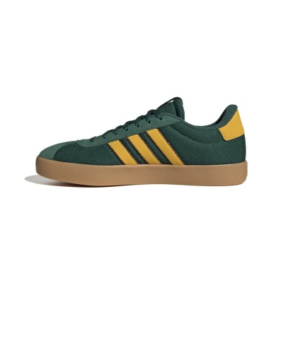 Scarpe Sportive Sneakers Adidas VL Court 3.0 Suede mesh uomo Verde Giallo - Sports Shoes Sneakers Adidas VL Court 3.0 Suede Mesh Mens Green Yellow - chaussures de sport Adidas VL Court 3.0 en daim et mesh pour homme, vertes et jaunes. - Adidas VL Court 3.0 Wildleder-Mesh-Sneaker für Herren, Grün/Gelb
