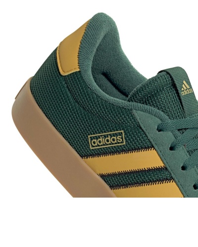 Scarpe Sportive Sneakers Adidas VL Court 3.0 Suede mesh uomo Verde Giallo - Sports Shoes Sneakers Adidas VL Court 3.0 Suede Mesh Mens Green Yellow - chaussures de sport Adidas VL Court 3.0 en daim et mesh pour homme, vertes et jaunes. - Adidas VL Court 3.0 Wildleder-Mesh-Sneaker für Herren, Grün/Gelb