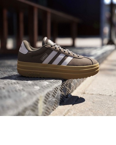 Scarpe sportive sneakers adidas VL Court Bold Platform Donna Marrone Rosa - Sports Shoes Sneakers Adidas VL Court Bold Platform Womens Brown Pink - chaussures de sport Adidas VL Court Bold Platform pour femmes, marron et rose - Adidas VL Court Bold Platform Damen-Sneaker, braun-rosa