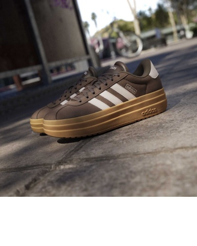 Scarpe sportive sneakers adidas VL Court Bold Platform Donna Marrone Rosa - Sports Shoes Sneakers Adidas VL Court Bold Platform Womens Brown Pink - chaussures de sport Adidas VL Court Bold Platform pour femmes, marron et rose - Adidas VL Court Bold Platform Damen-Sneaker, braun-rosa