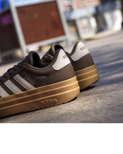 Scarpe sportive sneakers adidas VL Court Bold Platform Donna Marrone Rosa - Sports Shoes Sneakers Adidas VL Court Bold Platform Womens Brown Pink - chaussures de sport Adidas VL Court Bold Platform pour femmes, marron et rose - Adidas VL Court Bold Platform Damen-Sneaker, braun-rosa
