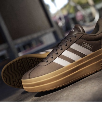 Scarpe sportive sneakers adidas VL Court Bold Platform Donna Marrone Rosa - Sports Shoes Sneakers Adidas VL Court Bold Platform Womens Brown Pink - chaussures de sport Adidas VL Court Bold Platform pour femmes, marron et rose - Adidas VL Court Bold Platform Damen-Sneaker, braun-rosa