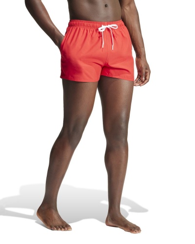 Costume da bagno nuoto mare Piscina pantaloncini Adidas Ess L Clx Vsl uomo Rosso - Swimsuit swimming pool shorts Adidas Ess L Clx Vsl man Red - Maillot de bain short de piscine Adidas Ess L Clx Vsl homme Rouge - Badeanzug-Schwimmbadshorts Adidas Ess L Clx Vsl Mann Rot