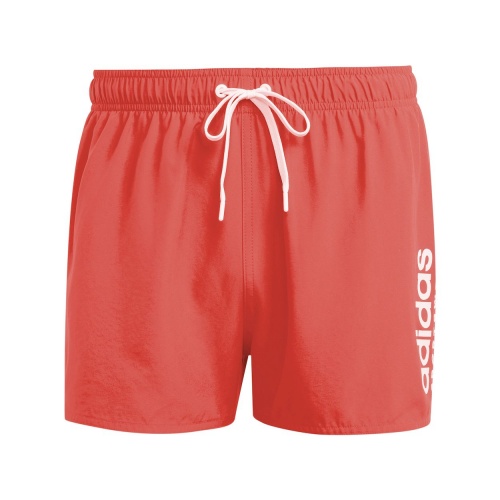 Costume da bagno nuoto mare Piscina pantaloncini Adidas Ess L Clx Vsl uomo Rosso - Swimsuit swimming pool shorts Adidas Ess L Clx Vsl man Red - Maillot de bain short de piscine Adidas Ess L Clx Vsl homme Rouge - Badeanzug-Schwimmbadshorts Adidas Ess L Clx Vsl Mann Rot
