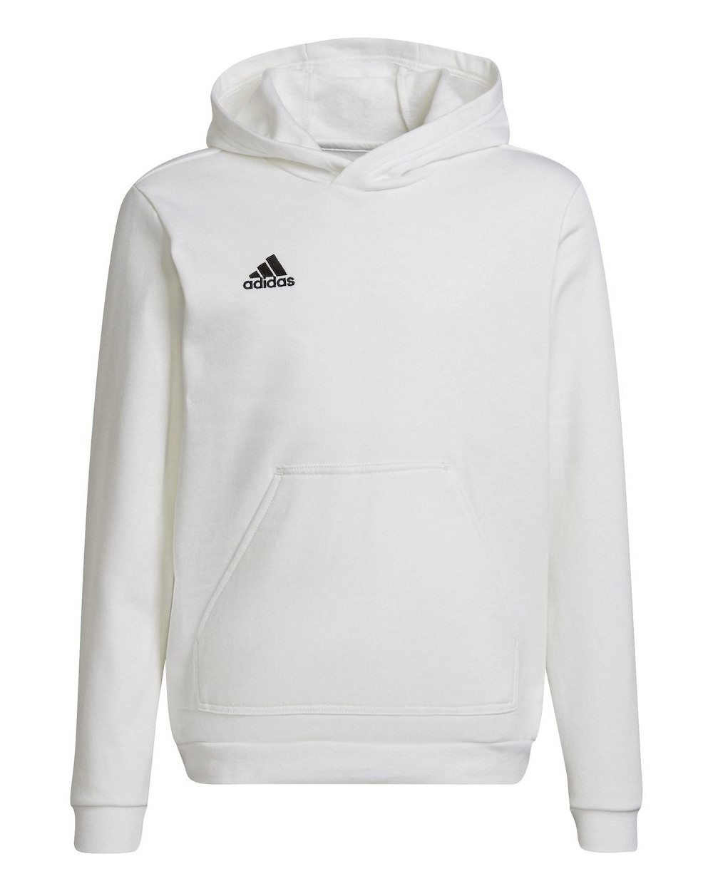 Boys Unisex Adidas Entrance Y White Cotton Sweatshirt Hoodie Hoodie - Picture 8 of 11