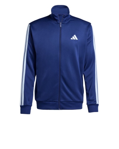 Tuta Sportiva ADIDAS Basic 3-Stripes Uomo Poliestere Blue Bianco - Sport leisure Tracksuit ADIDAS Basic 3-Stripes Mens Polyester Blue White - Survêtement sport et loisirs ADIDAS Basic 3-Stripes Homme Polyester Bleu Blanc - Sport Freizeit Trainingsanzug ADIDAS Basic 3-Streifen Herren Polyester Blau Weiß