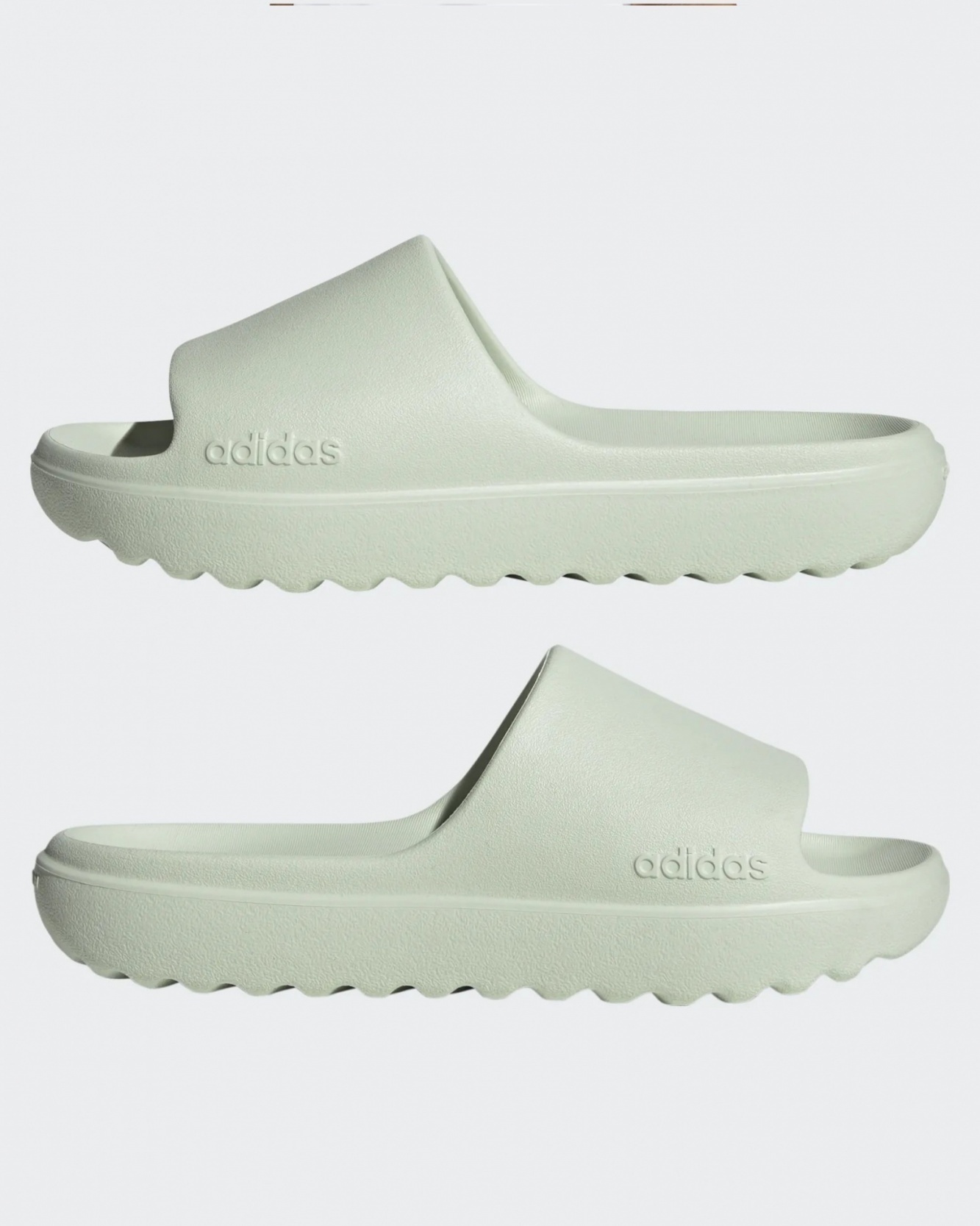 Gelée Sandales Flip Flops Curseurs HOMME Adidas Adilette Lumia Vert achats