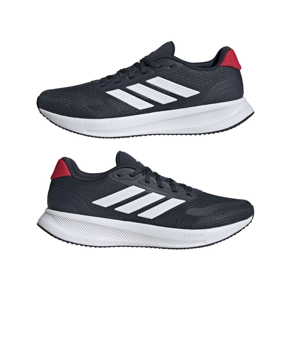 Chaussures sportif Sneakers HOMME Adidas Runfalcon acheter 5 Noir Blanc Rouge