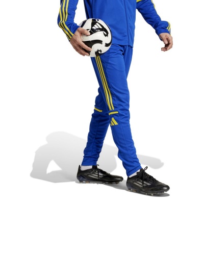 Pantaloni Tuta Adidas Squadra 25 Training Poliestere con tasche a zip Uomo Royal Giallo - Suit Pants sAdidas Squadra 25 Training Polyester with Zip Pockets Men Royal Yellow - Pantalon de Survetement Adidas Squadra 25 Training Polyester avec poches zippées Homme Royal Yellow - Anzughose sAdidas Squadra 25 Training Polyester mit Reißverschlusstaschen Männer Royal Gelb