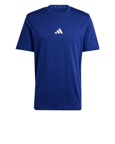 maglia maglietta T-Shirt tempo libero adidas ESSENTIALS SMALL LOGO Cotone Uomo Blue Navy - T-Shirt Leisure adidas ESSENTIALS SMALL LOGO Cotton Mens Navy Blue - T-shirt Loisirs adidas ESSENTIALS PETIT LOGO Coton Homme Bleu Marine - T-Shirt Freizeit adidas ESSENTIALS SMALL LOGO Baumwolle Herren Marineblau
