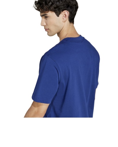 maglia maglietta T-Shirt tempo libero adidas ESSENTIALS SMALL LOGO Cotone Uomo Blue Navy - T-Shirt Leisure adidas ESSENTIALS SMALL LOGO Cotton Mens Navy Blue - T-shirt Loisirs adidas ESSENTIALS PETIT LOGO Coton Homme Bleu Marine - T-Shirt Freizeit adidas ESSENTIALS SMALL LOGO Baumwolle Herren Marineblau