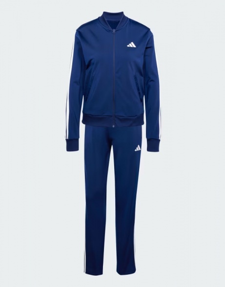 Tuta intera Completa Adidas DONNA 3-Stripes Poliestere Blue - Full Tracksuit Adidas WOMEN'S 3-Stripes Polyester Blue - Survêtement complet Adidas FEMME 3-Stripes Polyester Bleu - Kompletter Trainingsanzug Adidas DAMEN 3-Streifen Polyester Blau