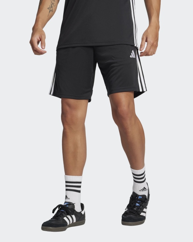 pantaloncini Bermuda Adidas TIRO 25 Poliestere Essentials Tasche con zip Poliestere uomo Nero Bianco - Adidas TIRO 25 Polyester Essentials Bermuda Shorts Zip Pockets Polyester Men Black White - Adidas TIRO 25 Polyester Essentials Bermuda Shorts Poches zippées Polyester Homme Noir Blanc - Adidas TIRO 25 Polyester Essentials Bermuda Shorts Reißverschlusstaschen Polyester Herren Schwarz Weiß