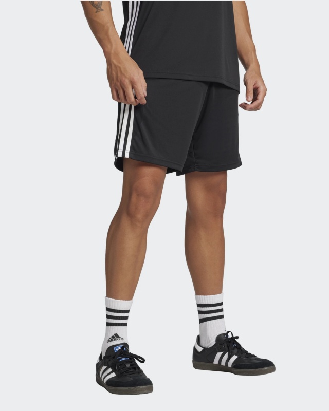 pantaloncini Bermuda Adidas TIRO 25 Poliestere Essentials Tasche con zip Poliestere uomo Nero Bianco - Adidas TIRO 25 Polyester Essentials Bermuda Shorts Zip Pockets Polyester Men Black White - Adidas TIRO 25 Polyester Essentials Bermuda Shorts Poches zippées Polyester Homme Noir Blanc - Adidas TIRO 25 Polyester Essentials Bermuda Shorts Reißverschlusstaschen Polyester Herren Schwarz Weiß