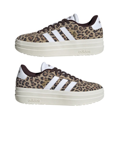 Scarpe sportive sneakers adidas VL Court Bold Platform W Donna Leopardata Suede - Sports shoes sneakers adidas VL Court Bold Platform W Women\'s Leopard Suede - Chaussures de sport Adidas VL Court Bold Platform W Femme Léopard Daim - Sportschuhe Sneakers adidas VL Court Bold Platform W Damen Leopard Wildleder