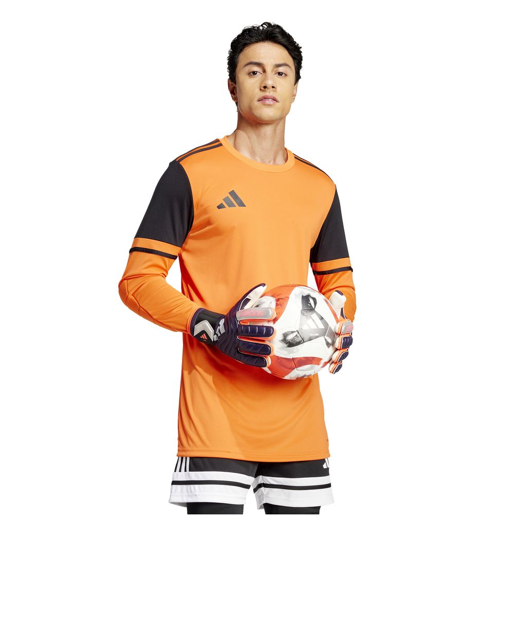 Maillot de gardien de but de football HOMME Adidas Squadra mode 25 Goalkeeper Orang