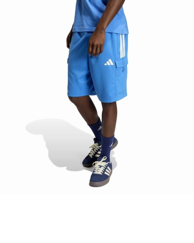 pantaloncini adidas HOUSE OF TIRO CARGO Uomo Poliestere Blue Royal - adidas HOUSE OF TIRO CARGO Men's Shorts, Royal Blue Polyester - Short cargo adidas HOUSE OF TIRO pour homme, bleu royal, en polyester - adidas HOUSE OF TIRO CARGO Herrenshorts, Königsblau, Polyester